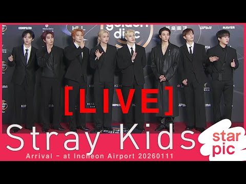 [LIVE] Stray Kids Arrival - at Incheon Airport 20260111