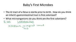Microbe Human Interactions recorded lecture