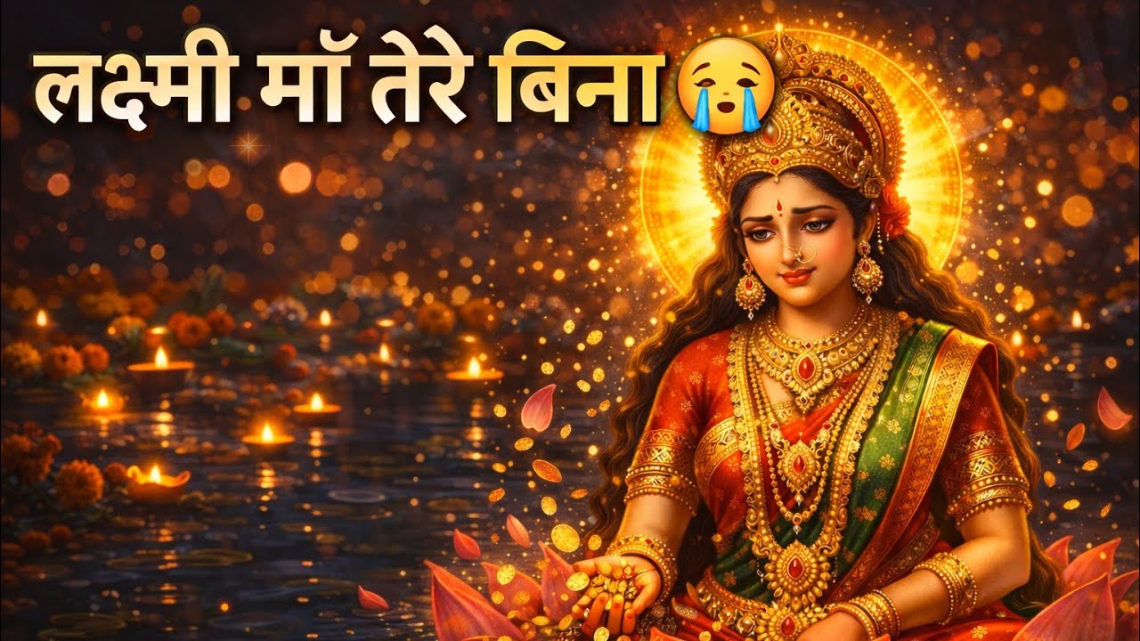 लक्ष्मी माँ तेरे बिना मान ना मिले 😭 | New Lakshmi Bhajan 2025 | Mahalakshmi Bhakti Song 🪔🙏 #song 