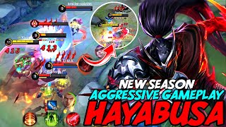 SUPER AGGRESSIVE HAYABUSA GAMEPLAY BECAUSE WHY THE HECK NOT!? | MOBILE LEGENDS