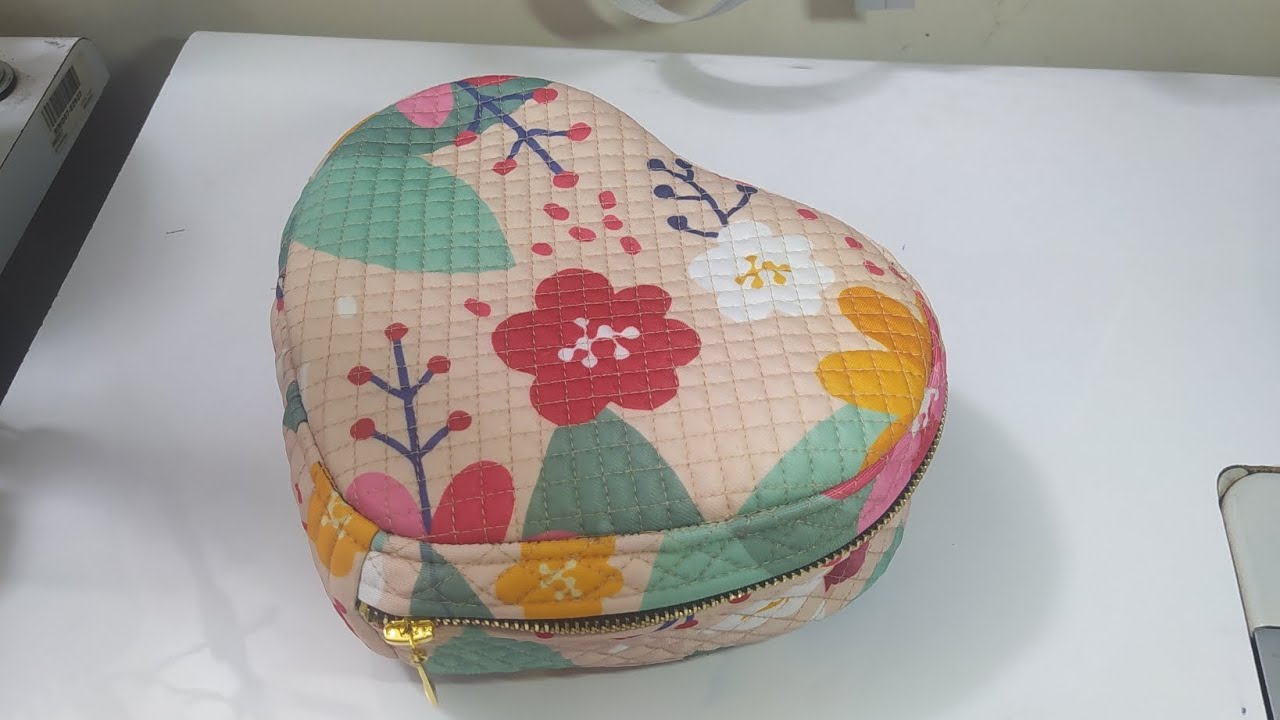 Neceser hermoso corazón #costura #costuracriativa #costurafacil #costuraparainiciante #costurarapida