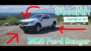 Stealth Camping in Galveston Texas | My 2020 Ford Ranger Setup + Sunrise Morning
