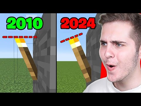 minecraft 2010 vs acum