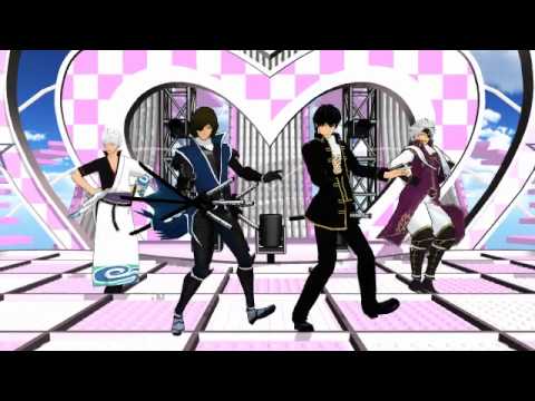 【MMD】筆頭と副長と＋αでおちゃめ機能【銀魂・戦国BASARA】