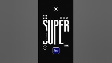 Crazy Typography - Stretch Your Text in After Effects #tutorial