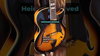 It is an incredible guitar! Heirloom Archtop Guitar Review From Norway #shorts