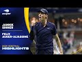 US Open 2025 Semifinal Highlights: Sinner vs. Auger-Aliassime 🎾