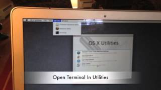 How To Reset OSX Password Without Admin