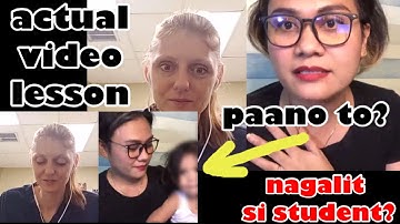 Actual Video Lesson -beginner level student- italki tagalog- #kegwa