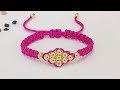 ESTA PULSERA DE HILO ES UN ESTILO MUY FÁCIL Y RÁPIDO DE HACER / TUTORIAL PASO A PASO DIY