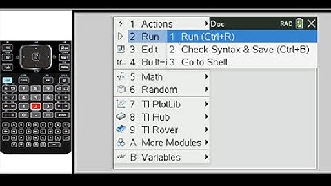 TI-Nspire Technology: Write Your First Program