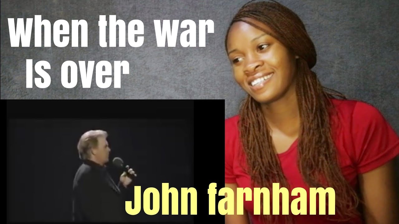 John farnham when the war is over (Reaction) YouTube