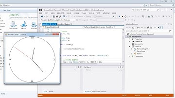 Visual Studio | Analog Clock in C#