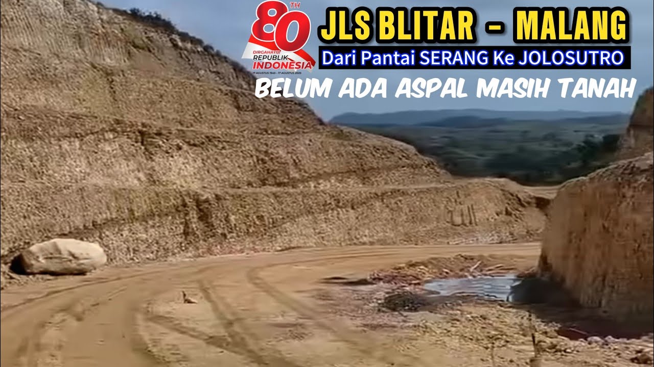 JLS BLITAR tembusan MALANG Terbaru‼️ Progres Pengerjaan JLS SERANG Arah SUMBERSIH (Pantai Peh Pulo)