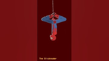 Spider-Landing #stickfigure #animation #stickfigureanimation #spiderman #sticknodeanimation #memes