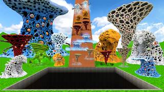 ALL TRYPOPHOBIA TORNADO TSUNAMI SANDSTORM SNOWSTORM RAGDOLL CHALLENGE DEEP PIT BIG STAIRS Gmod