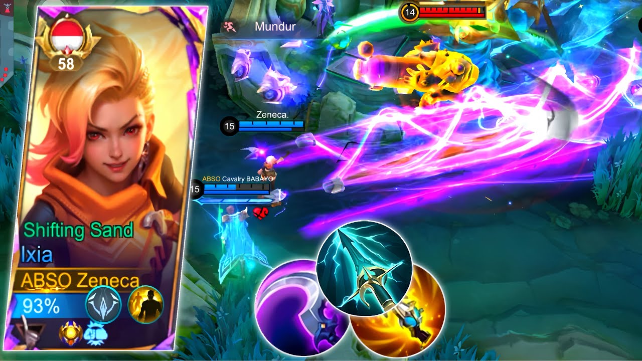 22 Kill & Maniac!! Ixia CarryGame | Ixia Gameplay | MobileLegends