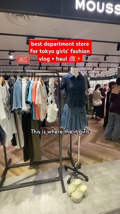 where the IT GIRLS shop in tokyo, japan 🛍️✨