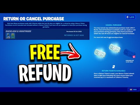 How to refund or return Item Shop purchases in Fortnite - Fortnite Support