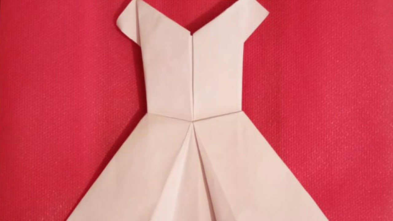 Comment faire une robe en papier - YouTube