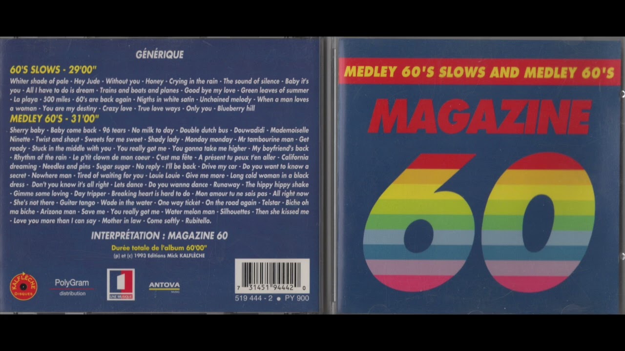2026 - Magazine 60 - Medley Slow +60's (1981)
