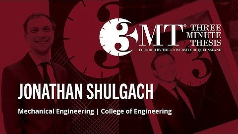 Jonathan Shulgach - 2025 Three Minute Thesis (3MT) Championship Presentation at CMU