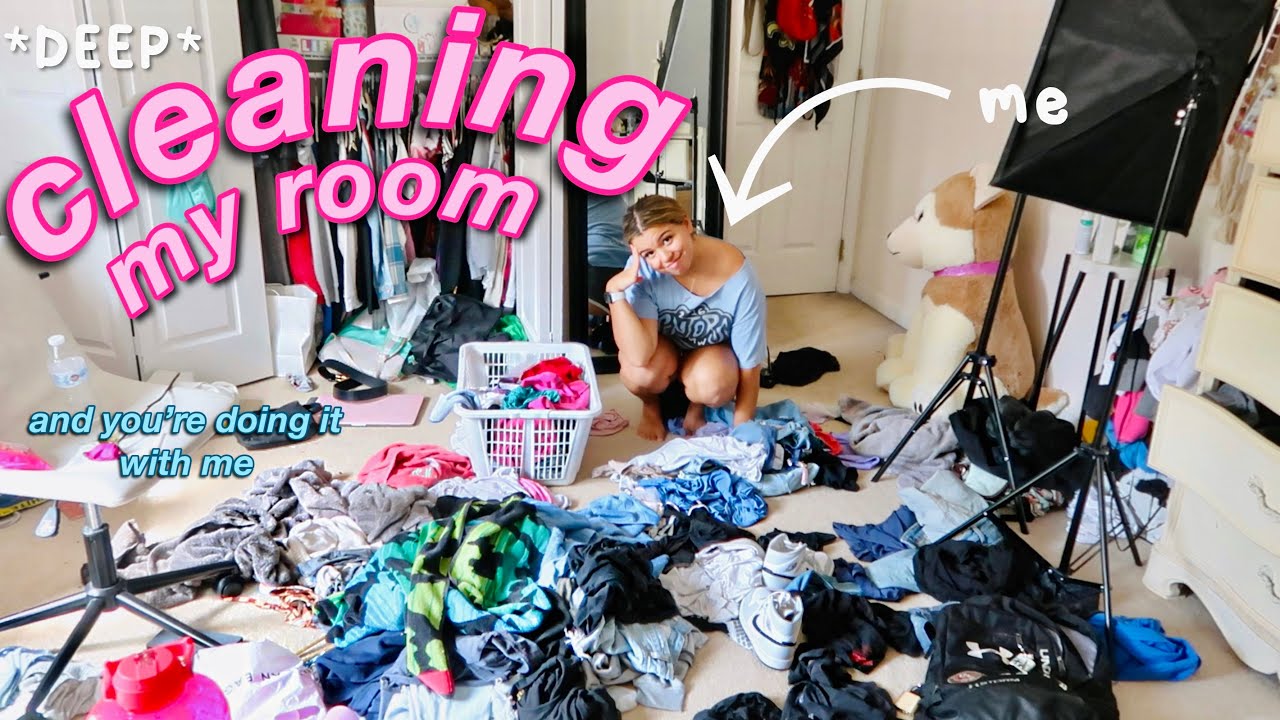 cleaning my room for the first time in 9 months - YouTube