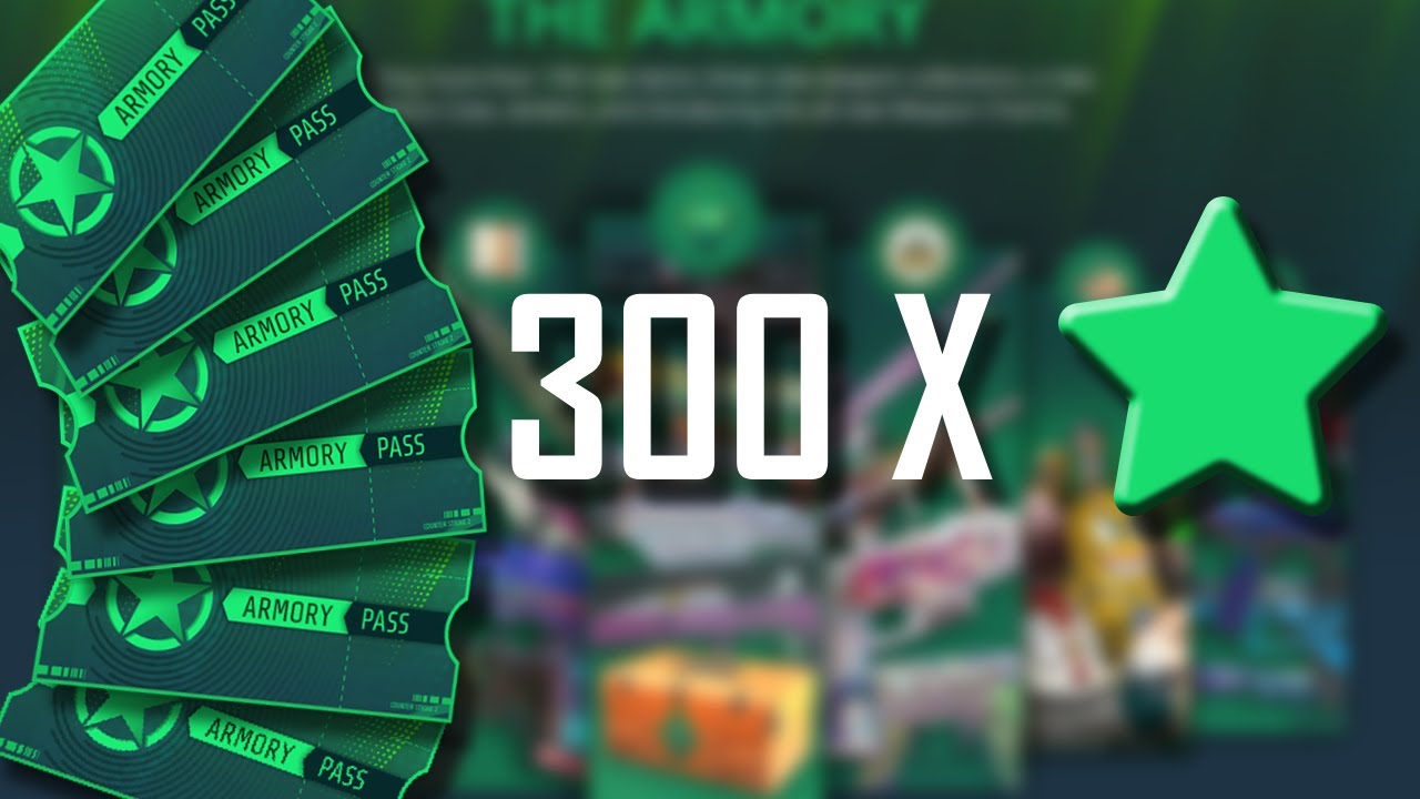 Redeeming 300 ARMORY PASS Stars: Stickers, Charms, and Skins! - YouTube
