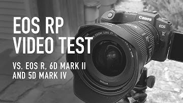 Canon EOS RP Video Test (vs EOS R, 6D Mark ii, and 5D Mark iv)