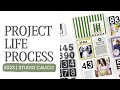 March Project Life Layout 2023 | DT Studio Calico The Grove Kit