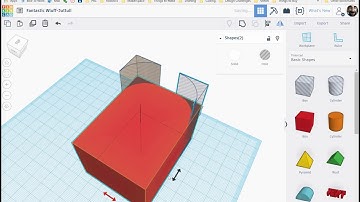 Tinkercad - How to fillet/round an edge.