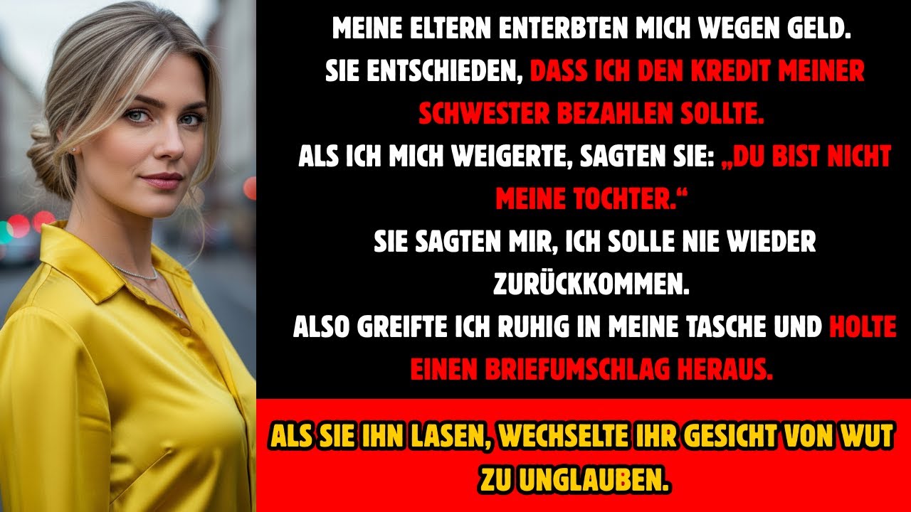 Meine Eltern forderten, dass ich bezahle – als ich ablehnte, war ich nicht mehr Teil der Familie