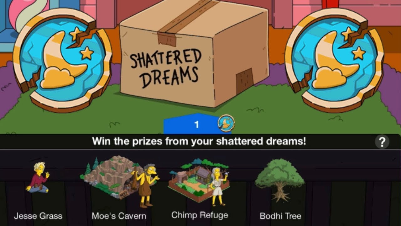 Opening the New *Shattered Dreams Mystery Box* in the Simpsons Tapped