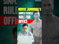 Vidyut Jammwal's Simple Fitness Rule For Office Employees #shorts #shortsfeed #vidyutjammwal