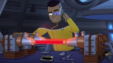Charles Tucker Invented The Blinking Tubes Without Function according to Star Trek Lower Decks 4x02