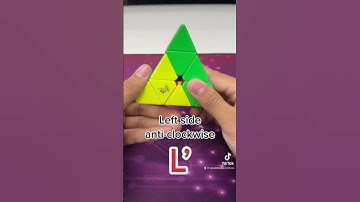 How to scramble a Pyraminx - Notation Tutorial