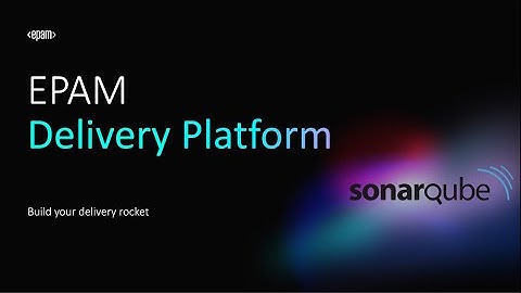 Integrate EPAM Delivery Platform with SonarQube