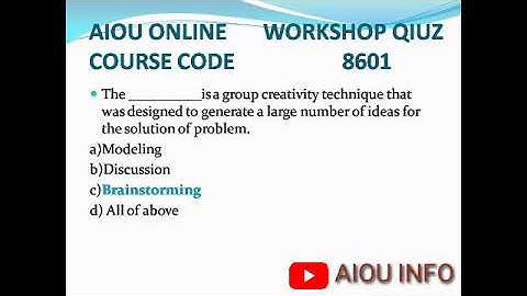 AIOu online workshop Quiz#Solved Quiz of 8601 Workshop.#AIoU Info