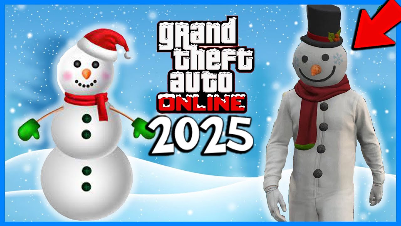 HOW TO UNLOCK THE SNOWMAN OUTFIT GTA Online 2025 YouTube 