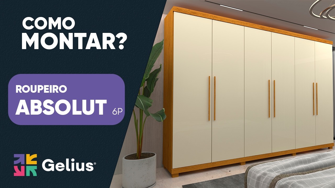 🔧✨ Como Montar o Roupeiro Absolut 6P Ripado? Descubra o Passo a Passo Completo! ✨🔧