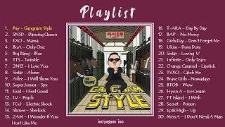 KPOP PLAYLIST 2012 PART 1 (PSY, 2NE1, BIG BANG, SNSD, EXO, MISS A, 2AM, BRAVE GIRL... )