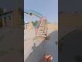 Waterslide parkour free running PoV 🥳#playground #waterpark #shortslife