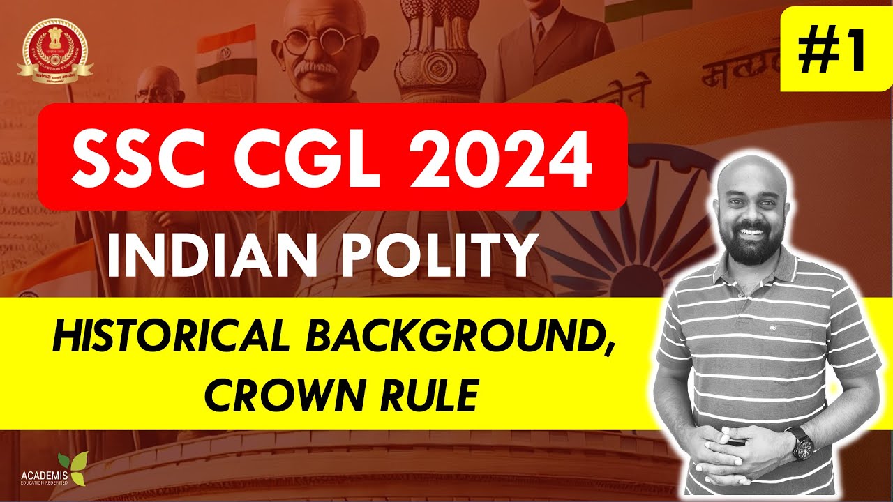 SSC CGL 2024 - STUDY PLAN - Revision Class - INDIAN POLITY - 1 - YouTube