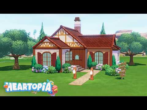 Thumbnail for Building a Cute Cozy Tiny House in Heartopia 🤍🥰 speed build (ad)