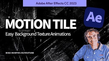 How To Animate Textures Using Motion Tile in After Effect