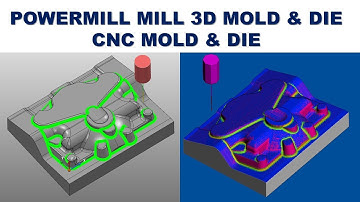 PowerMill 2019 Tutorial #55 | Mill 3D Mold & Die