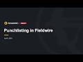 Punchlisting in Fieldwire