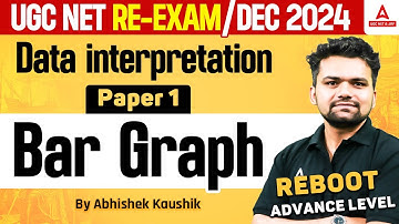 DATA INTERPRETATION FOR UGC NET 2024 | BAR GRAPH BY ABHISHEK KAUSHIK