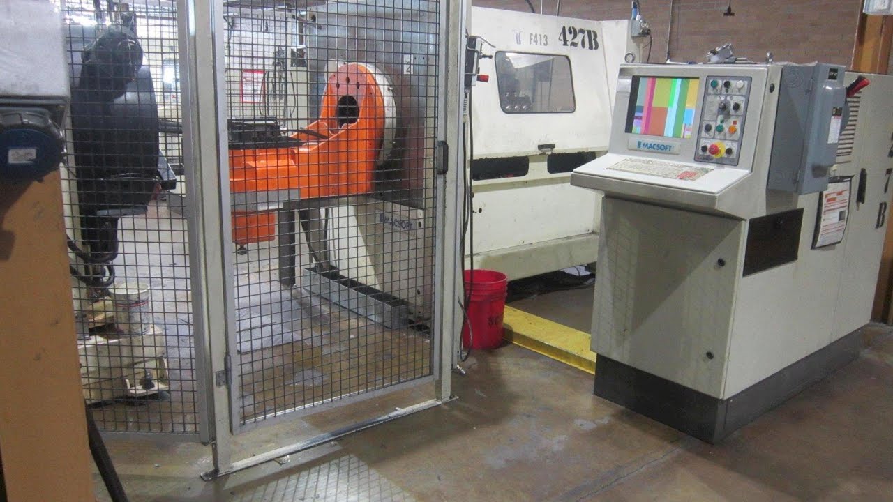 Numalliance/Robomac Macsoft F413 (4mm-13mm) 3D CNC Wire Forming Machine W/Cold Heading Accessory