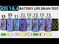 Ios 164 batterydraintest xs vs xs max  1111 pro max12 pro12 pro max13 pro13 pro max